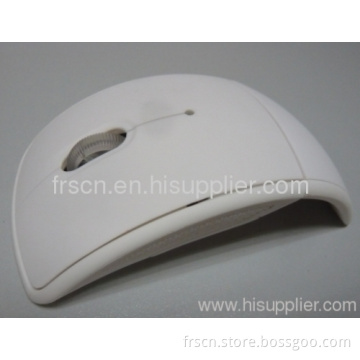 White/black Oem Colors Slim Wireless Folding Mouse 